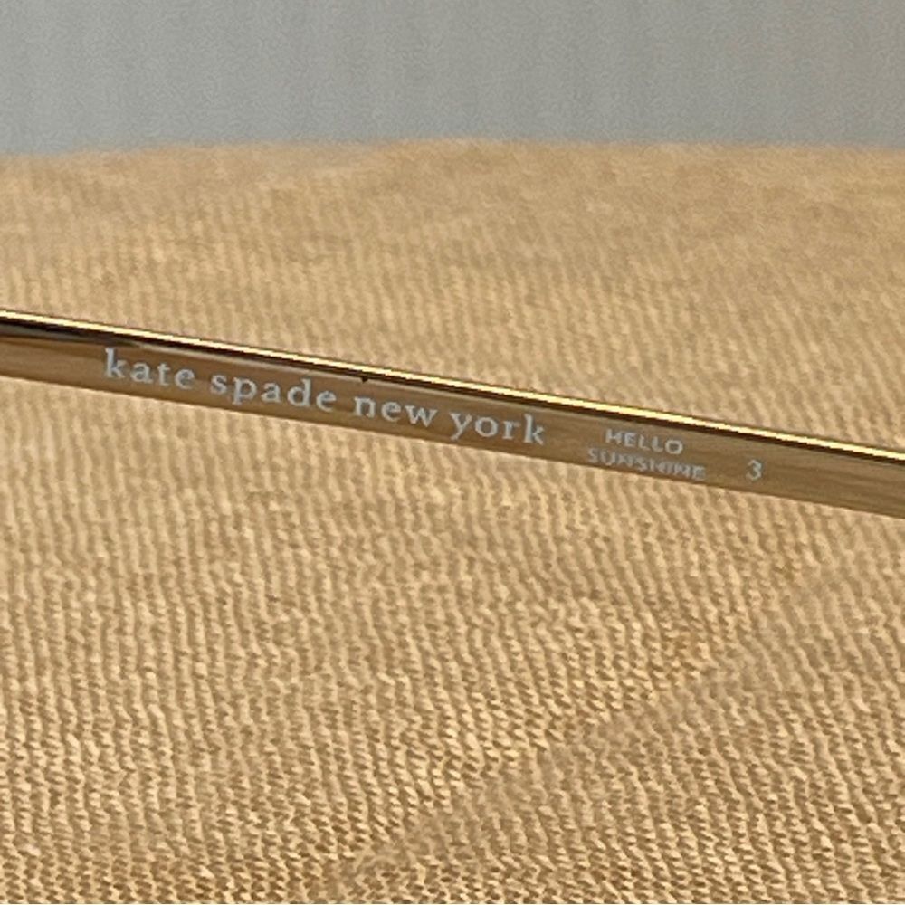 Kate Spade Fenton/G/S Sunglasses Gold / Brown Gradient - Picture 4 of 5